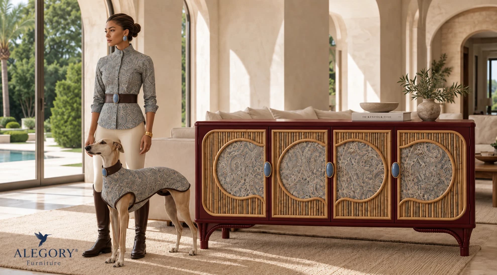 Colección Domus Deorum junto a una mascota