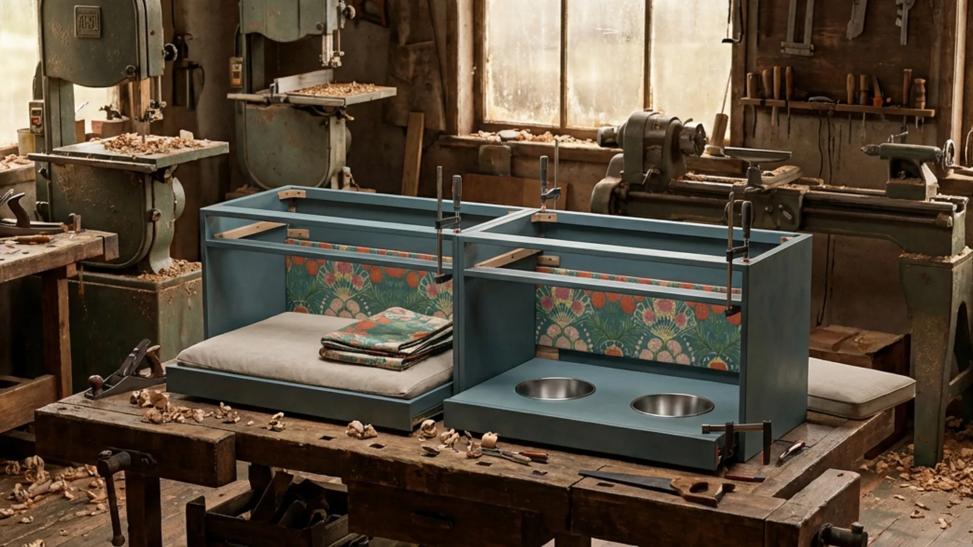 Trabajo artesanal en el atelier de Alegory