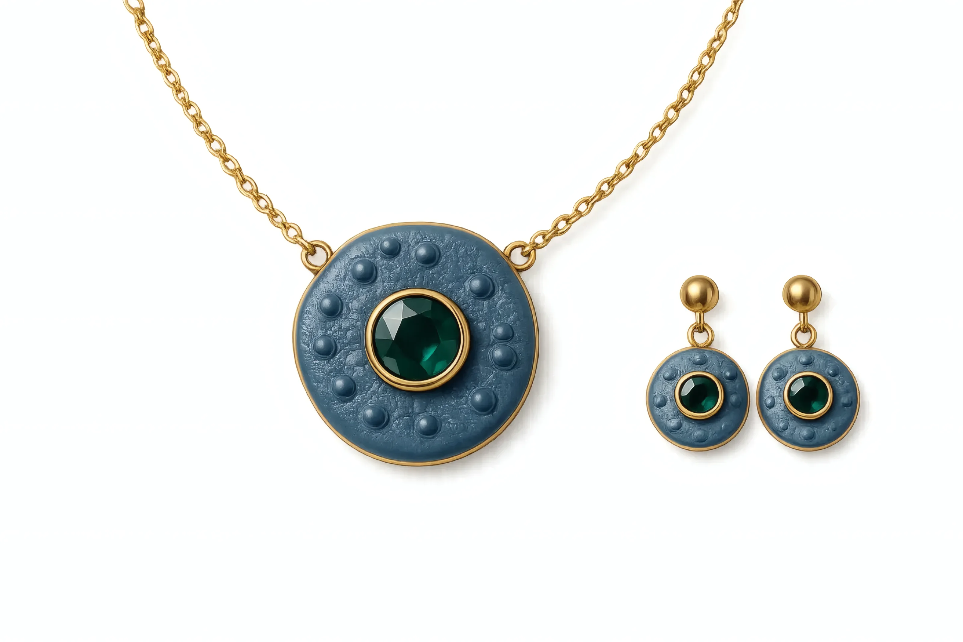 Conjunto Oddie · Piedra verde