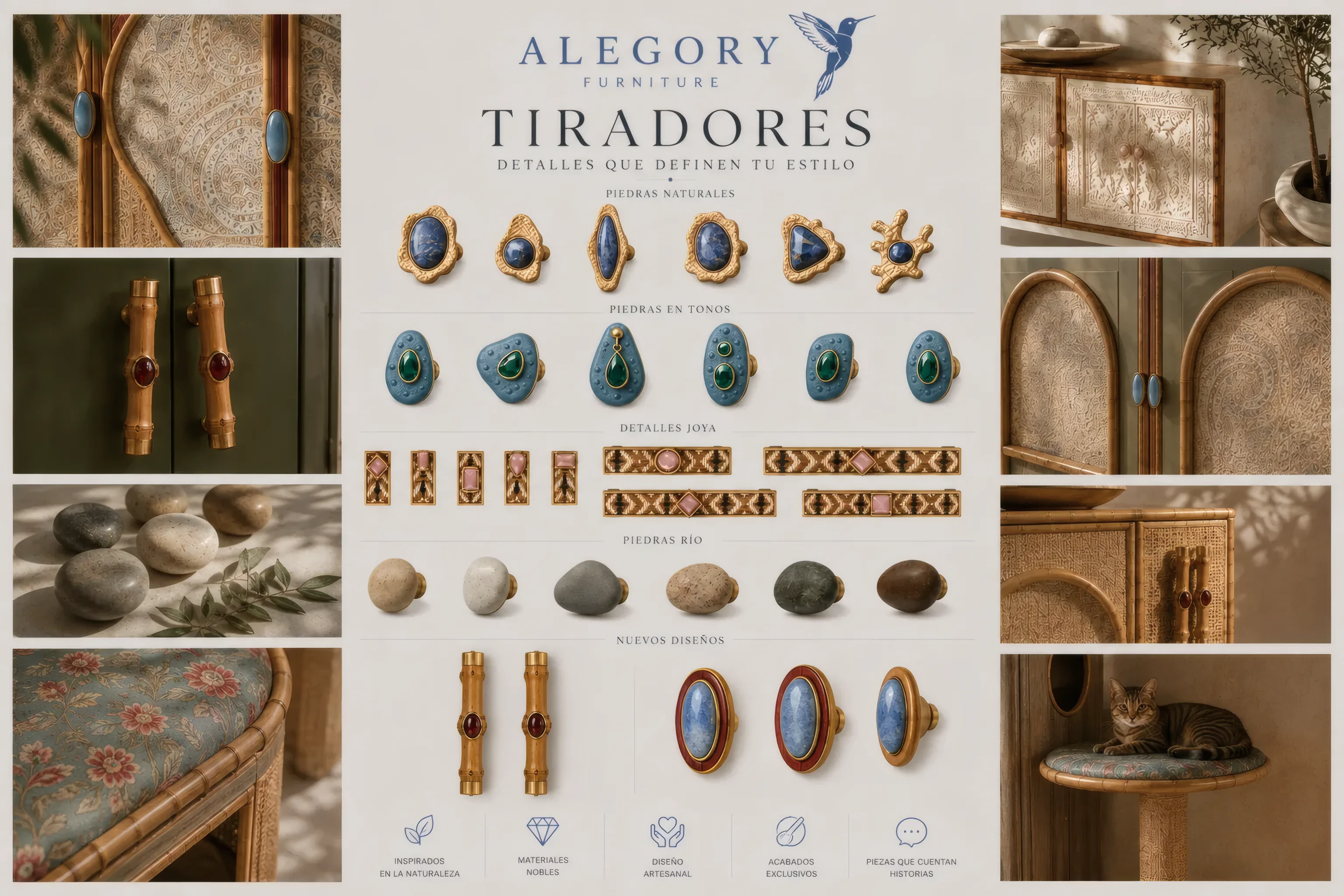 Tiradores artesanales