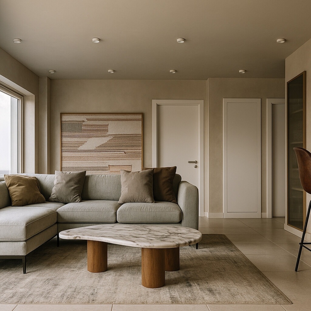 atelier-salon con muebles a medida